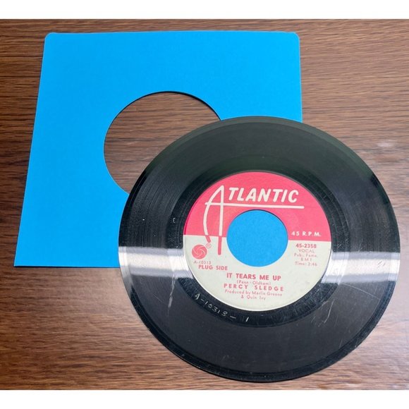 Percy Sledge It Tears Me Up / Heart of a Child 45 Northern Soul Promo Atlantic - Picture 3 of 4